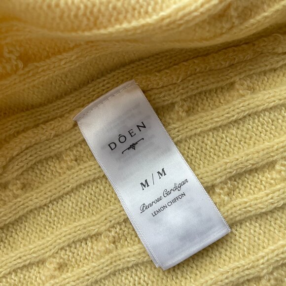 Doen Penrose Cardigan - Lemon Chiffon - Picture 8 of 14